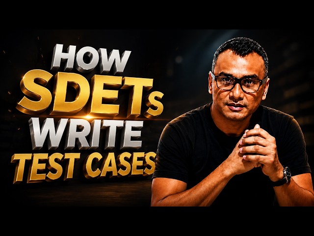 How SDET Write Test Case from Requirement | Spec → Acceptance Criteria → Test Cases | SDET Course #2