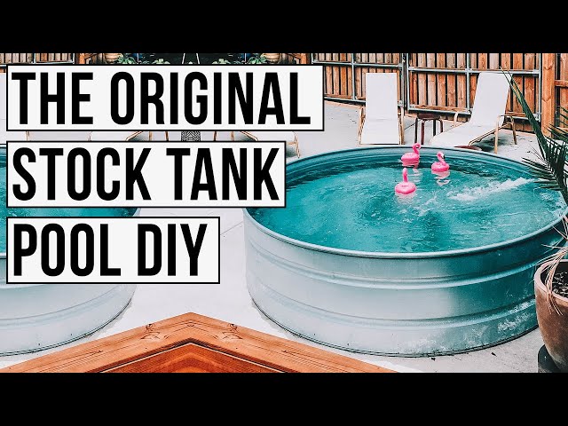 THE ORIGINAL Stock Tank Pool DIY