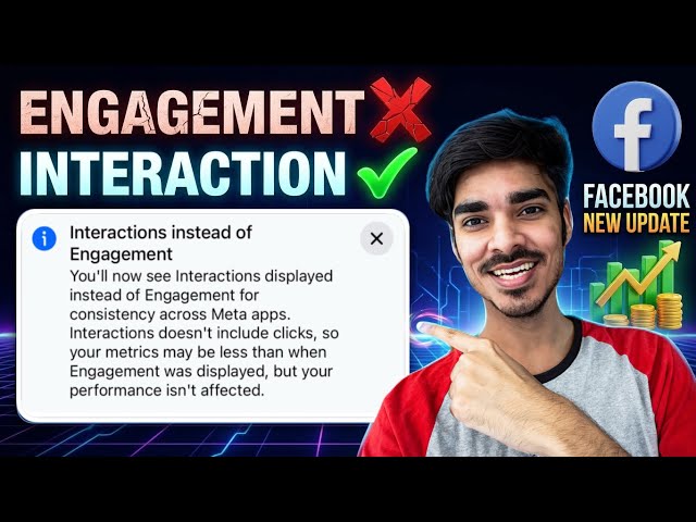 Interactions instead of Engagement Facebook 😍 Facebook Engagement 🥰 New Update Facebook Interactions