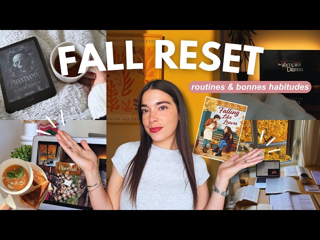 AUTUMN RESET 🧹: organization, deep cleaning, vision board & cozy reading