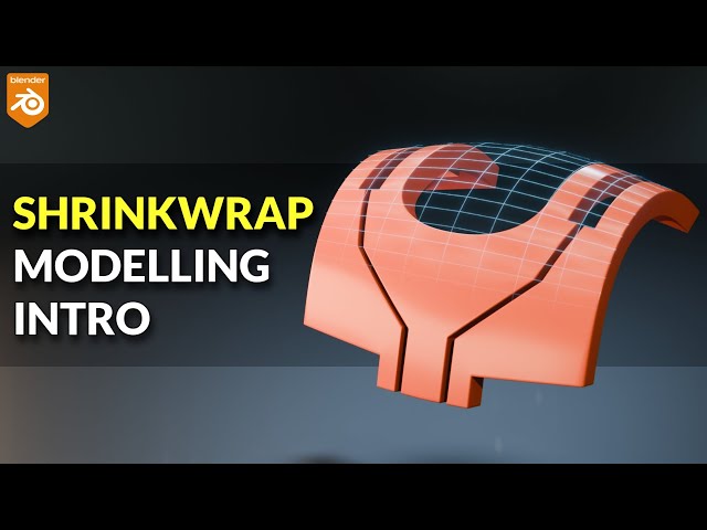 Blender Hard Surface Modelling With The Shrinkwrap Modifier
