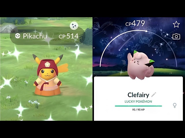 SHINY HANBOK PIKA & SHINY BG CLEFAIRY (ASIA EXCLUSIVE EVENT)