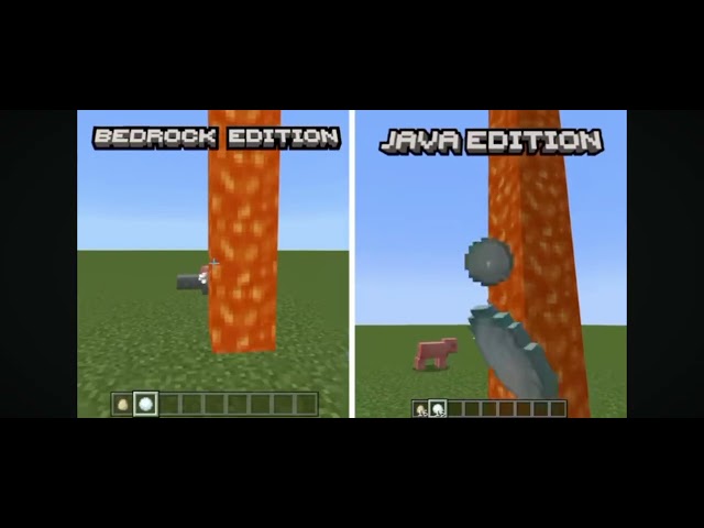 Minecraft Bedrock edition VS MINECRAFT JAVA EDITION 🥶
