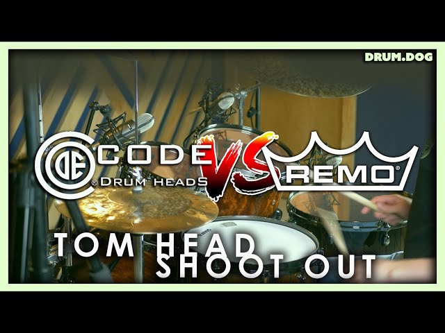 Code DNA vs. Remo Ambassador | Tom Head Sound Comparison | Drum Dog