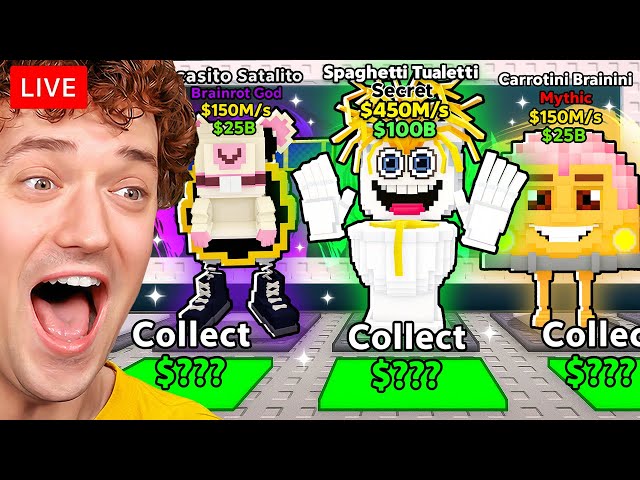 Finding RAREST NEW Brainrots! Steal a Brainrot