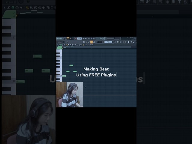 Making Beat Using Free Plugins🔥 #shorts #feedshorts #flstudio
