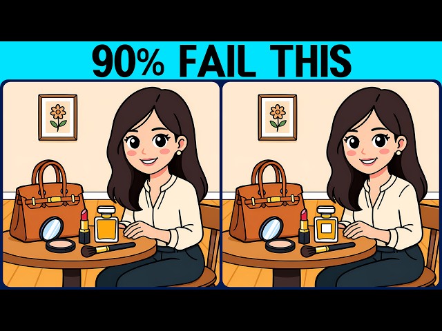 [Spot the Difference Brain Training] Find them all and prove your smartness.