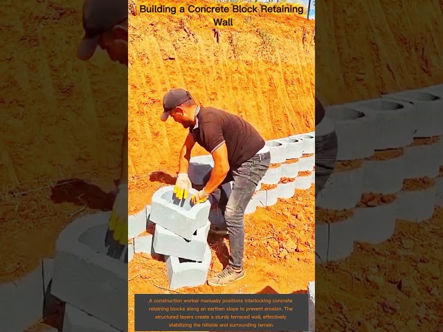 How to Build an Interlocking Concrete Block Retaining Wall Like a Pro