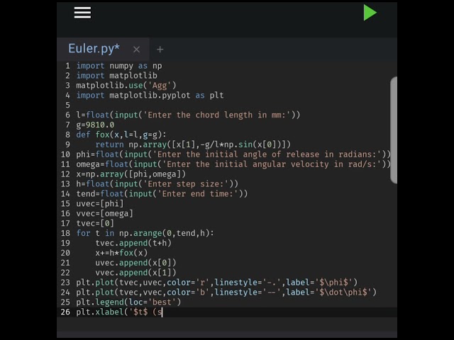 Coding the Pendulum Equation — Then Watching Forward Euler Blow Up #stability