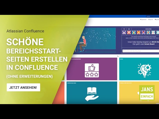 #18 Jans Einfach | Schöne Confluence-Startseiten erstellen ohne Erweiterungen