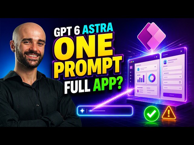 I Tested GPT 6 Astra in Power Apps: Can It Build an App with One Prompt?