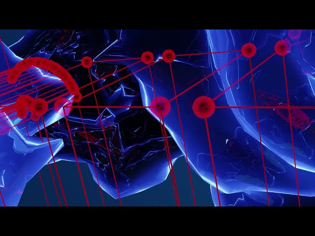 Blue form exploration (Blender & Geometry nodes)
