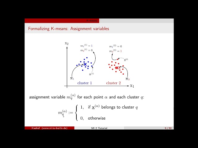 Machine Intelligence 2 tutorial 8 Clsutering pt 1/4 K-means