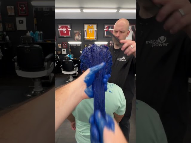 Shine Bright Again! 🌊 Blue Hair Mask for Blonde & Bleached Hair#BlueHairMask #haircare