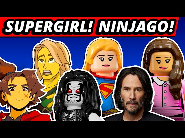 LEGO NEWS! Supergirl! Ninjago ANIME?! Keanu LEGO Movie?! LEGO's DC Problem! Olivia Rodrigo!