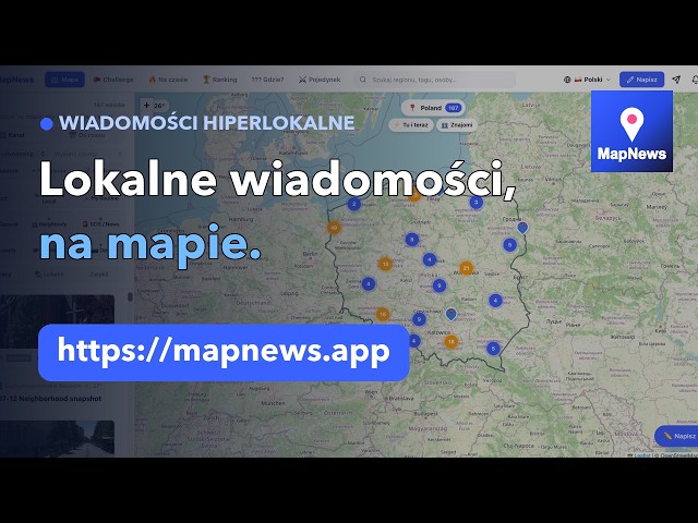 Lokalne wiadomości, przypięte do mapy | MapNews