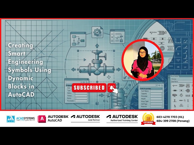 Creating Smart Engineering Symbols Using Dynamic Blocks in AutoCAD