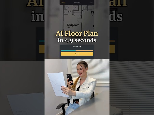 Convert a floor plan with AI in under 5 seconds