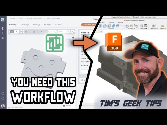 Toolpath to Fusion Workflow