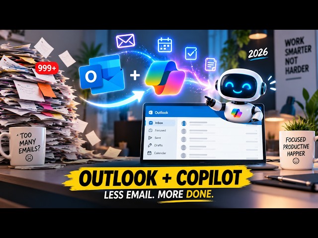 How to Automate 90% of Your Outlook Inbox with Copilot (Step-by-Step)