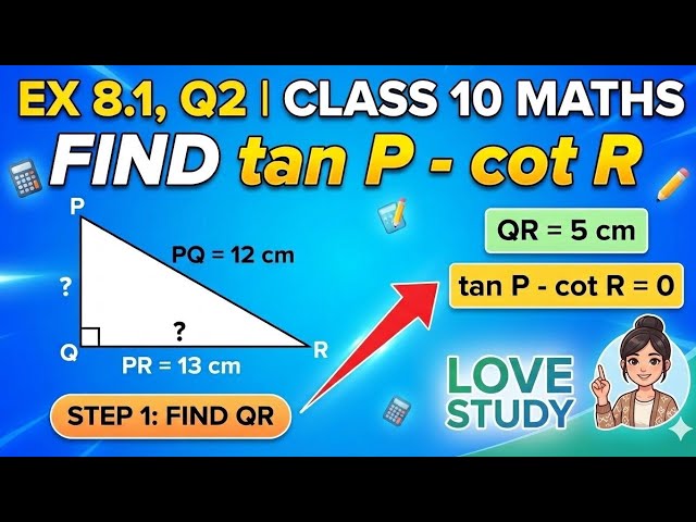 Class 10 Maths Chapter 8 Exercise 8.1 Q2 | Introduction to Trigonometry | New NCERT 2026