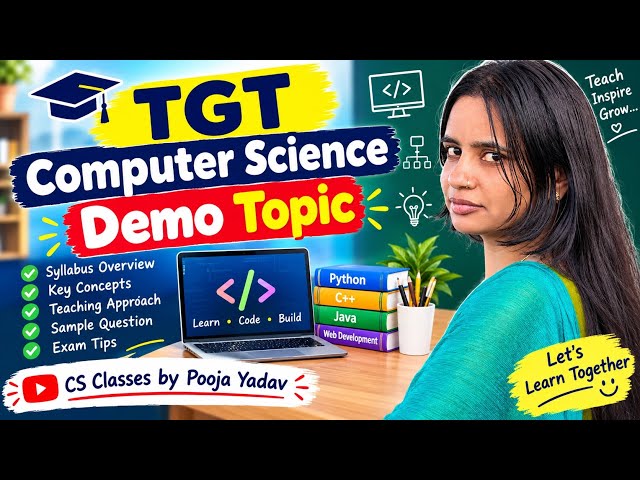 TGT Computer Science Demo Class | Complete Demo Teaching | CS Teacher Interview