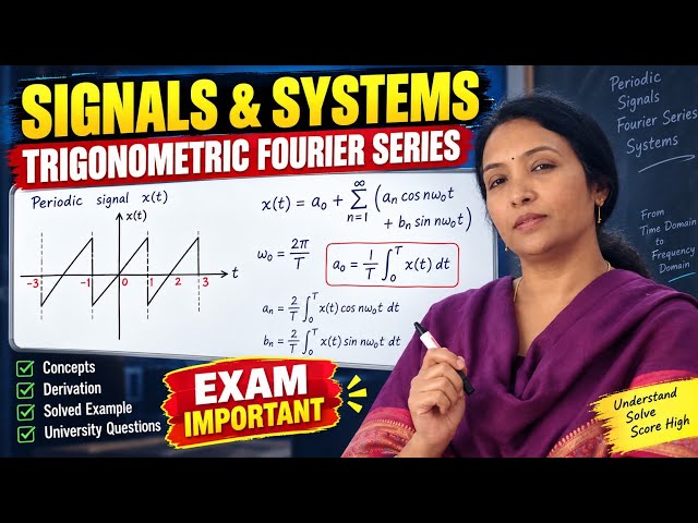 Trigonometric Fourier Series |Signals & Systems|Periodic Signal |Solved Problem #ss #signalssystems 