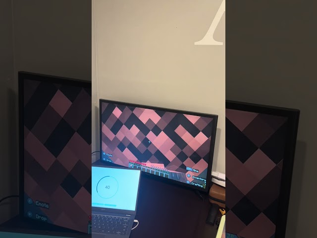 day one playing Minecraft for 1 minute