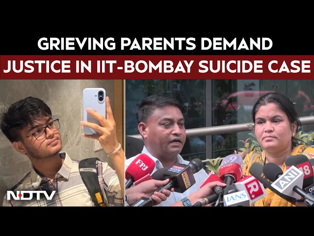 IIT Mumbai Suicide Case | Sahil Wakode's Parents Make Emotional Appeal: "Give Our Son Justice"