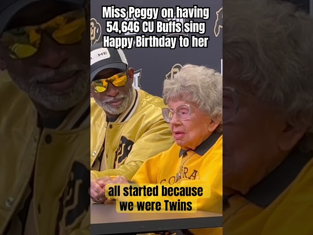 CU Buffs 100-year old fan Peggy Coppom grateful #cubuffs #coachprime #cfb #football