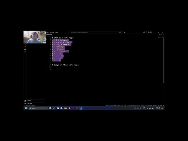 Part 2 python getting stated coding beginner data types