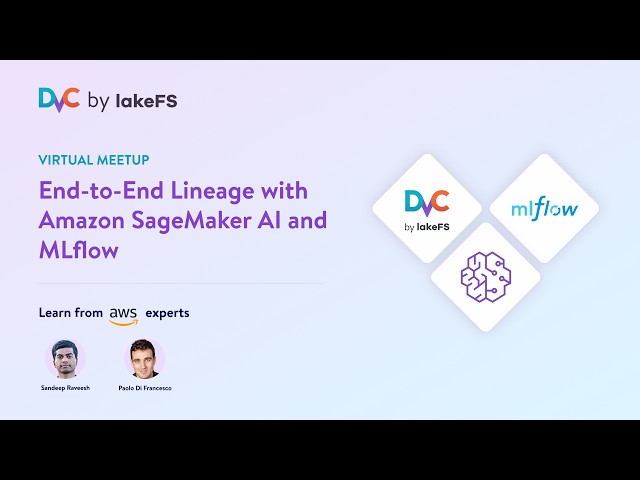 Record-Level ML Lineage with Amazon SageMaker AI, MLflow and DVC by lakeFS