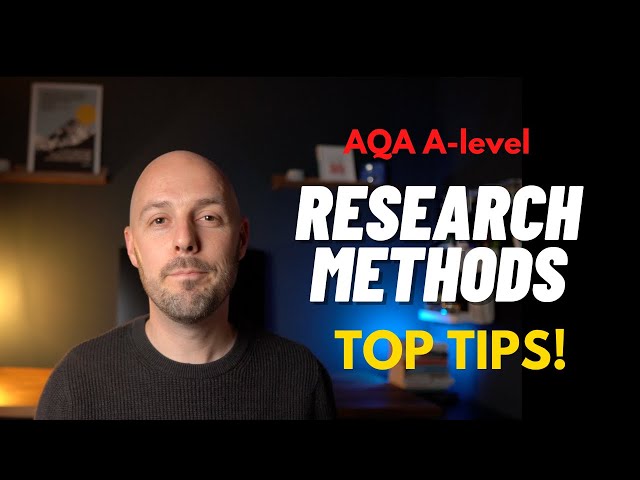 TOP TIPS for Research Methods Paper 2 (AQA A-level Psychology)