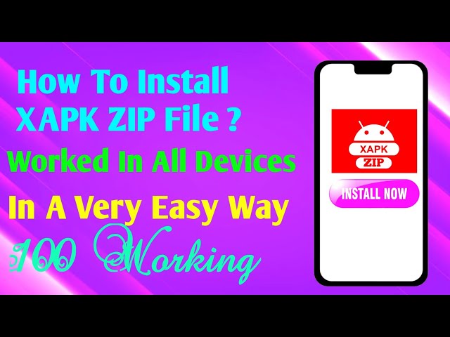 How To Install XAPK ZIP File In All Devices 100% Working Tutorioal 2023 ✅