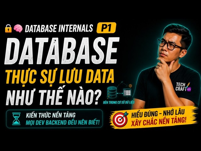 🧠Database Thực Sự Lưu Data Như Thế Nào?  —  🧠Database Internals P1