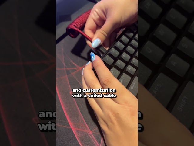 Organize Your PC Setup With Coiled Cables and Wireless Peripherals  #wireless #pcsetup #gamingsetup