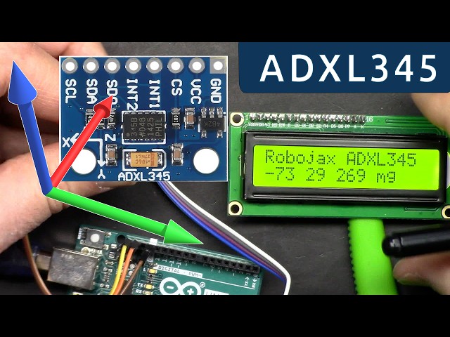 Using ADXL345 to measure acceleration and display on LCD