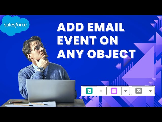 How to add email event to an object in Salesforce