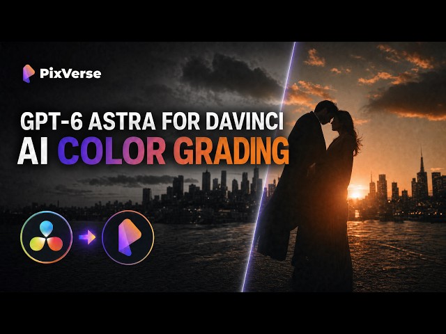 AI Color Grading : Flat Footage to Cinematic with GPT-6 Astra in DaVinci Resolve