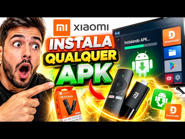 Como Instalar QUALQUER Aplicativo APK no Mi TV STICK: Tutorial IPTV #MiTVStick #AndroidTV