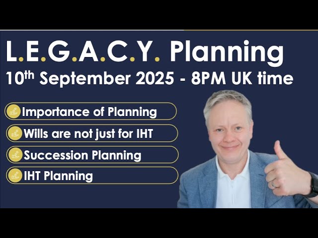 LEGACY: Succession & Inheritance Tax Planning with Simon Misiewicz Live Webinar
