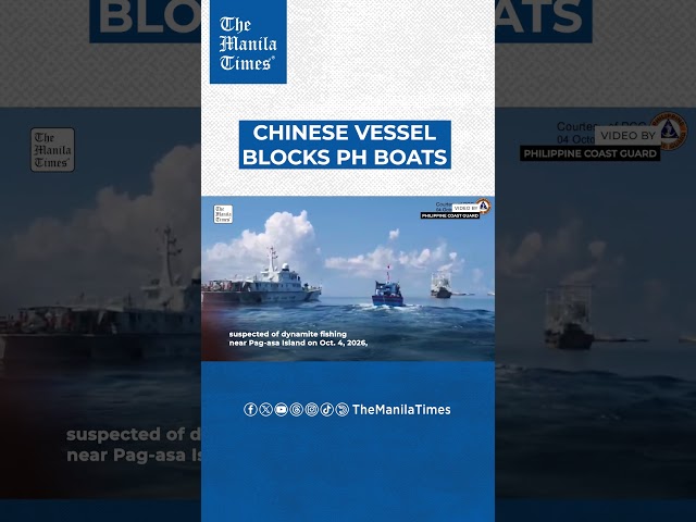 China Coast Guard vessel blocks PH boats