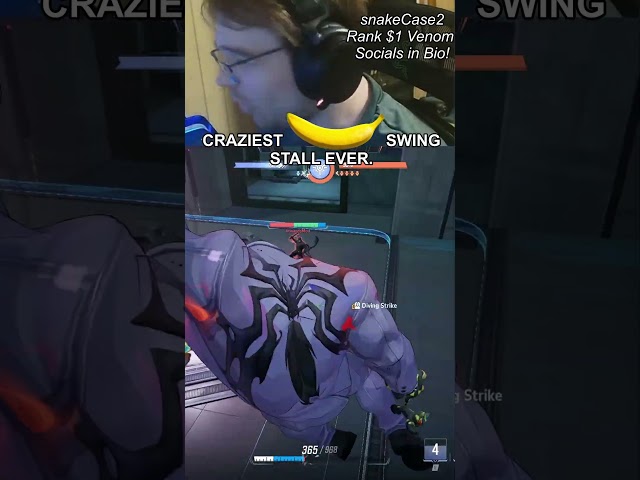 The CRAZIEST 1v5 Venom Swing Stall I've Ever Done. #marvelrivals #streamer #snakecase2 #gaming