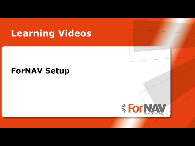 ForNAV Setup