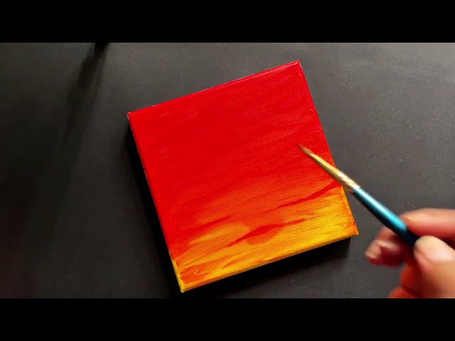Simple Acrylic Painting Ideas Any one Can do #satisfying #art 