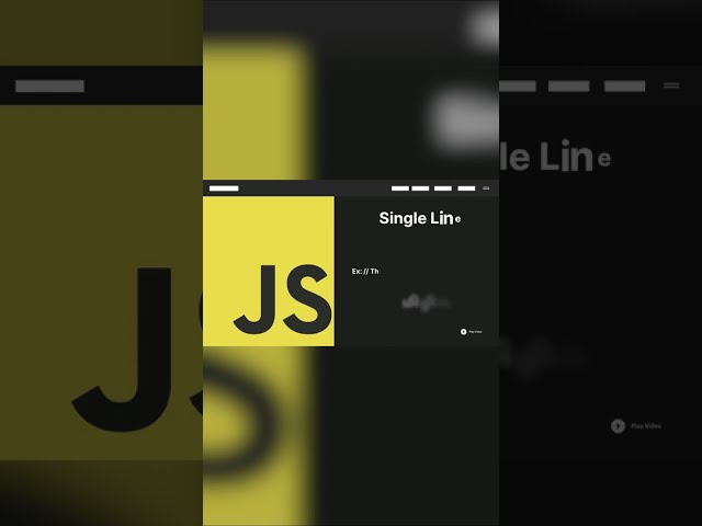 How to use Single Line Comments in JavaScript? (Tamil) | JS Tutorial