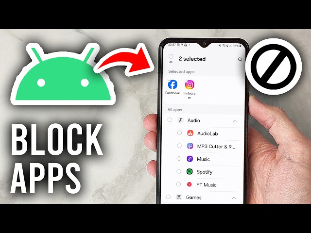 How To Block Apps On Android Phone - Tutorial