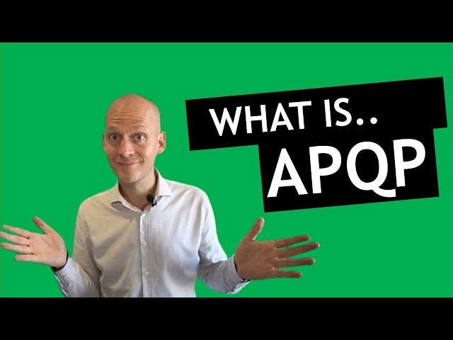 What is APQP (advanced product quality planning)?