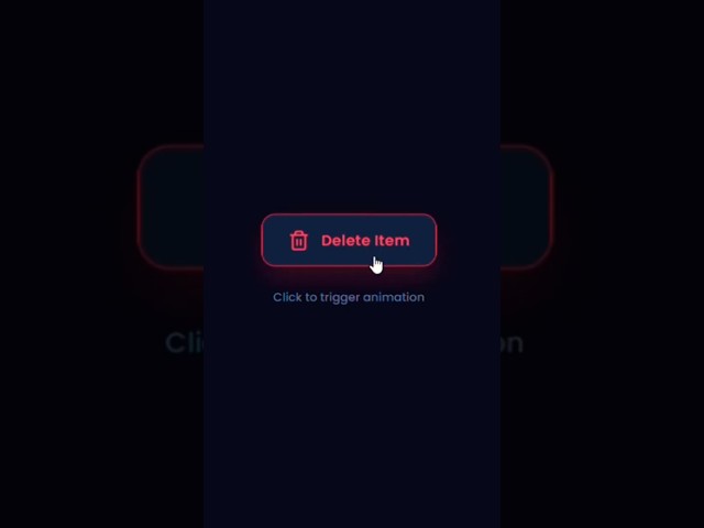 Create a Satisfying Delete Button! 🗑️✨ #shorts #coding