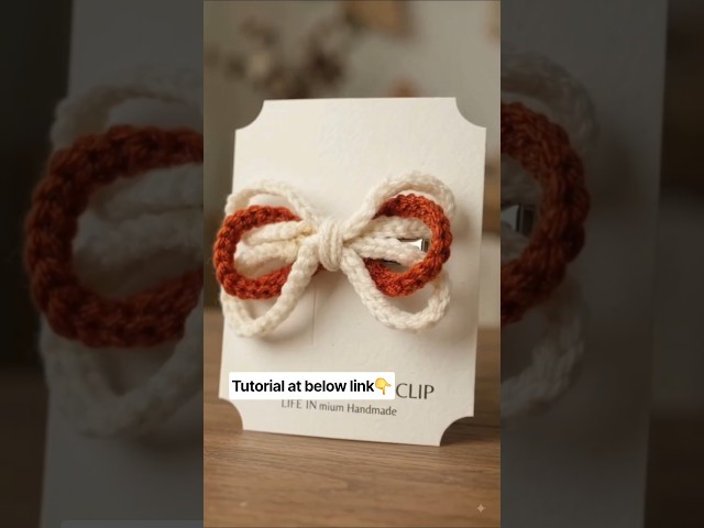 #crochet #diy #handmade  #hairstyle #crochethairclips #shorts #shortvideo #shortsfeed #new #newshort